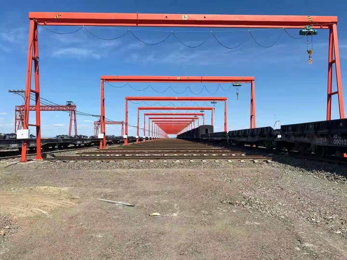 單梁10t龍門吊防撞設(shè)施必要性，單梁10t龍門吊滑輪安全檢查維護(hù)